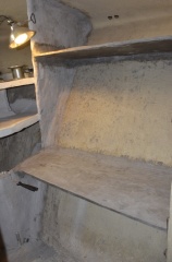 Other side shelves.  Note the thickness of the shelves.  They are incredibly strong.  I stand and jump on them without fear of breaking them